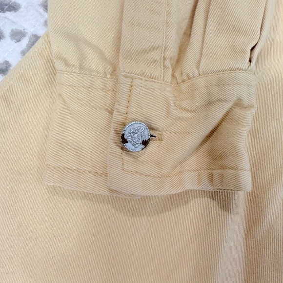 Versace Jeans Couture Vintage Men's Canvas Shirt/Shacket; Gold;‎ XL - Picture 7 of 7